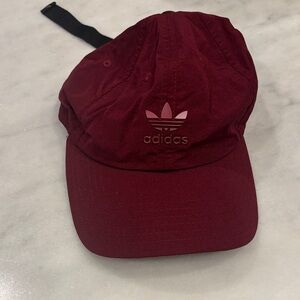 Adidas Maroon Baseball Cap Nylon adjustable